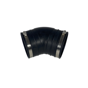 Flexibele rubber bocht (45°) 110mm