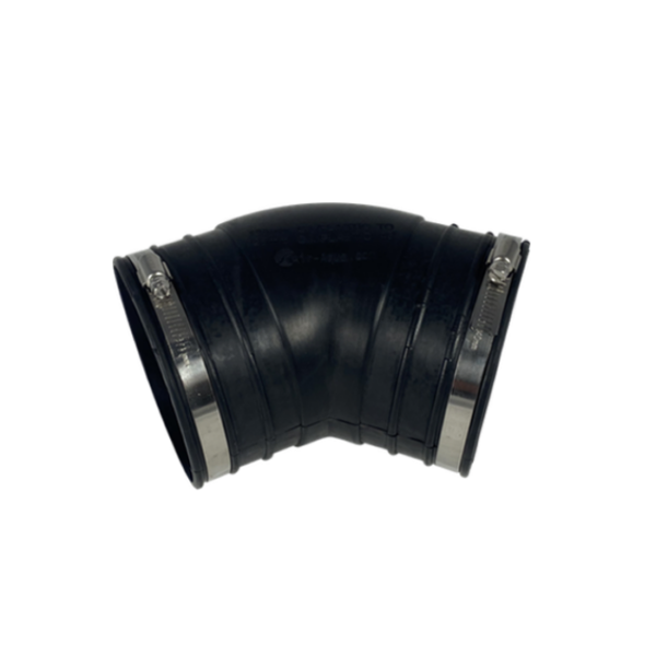 Flexibele rubber bocht (45°) 160mm