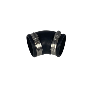 Flexibele rubber bocht (45°) 50mm