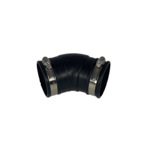 Flexibele rubber bocht (45°) 63mm