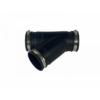 Flexibel rubber Y-stuk 75mm