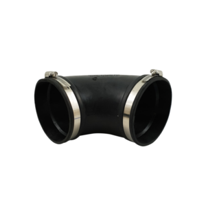 Flexibele rubber bocht (90°) 125mm