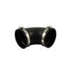 Flexibele rubber bocht (90°) 90mm