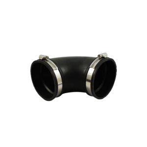 Flexibele rubber bocht (90°) 90mm